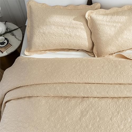 Miniatura 8 de Juego de edredón de 2 piezas tamaño individualindividual XL, colcha de verano suave y ligera, colcha reversible de microfibra para todas las