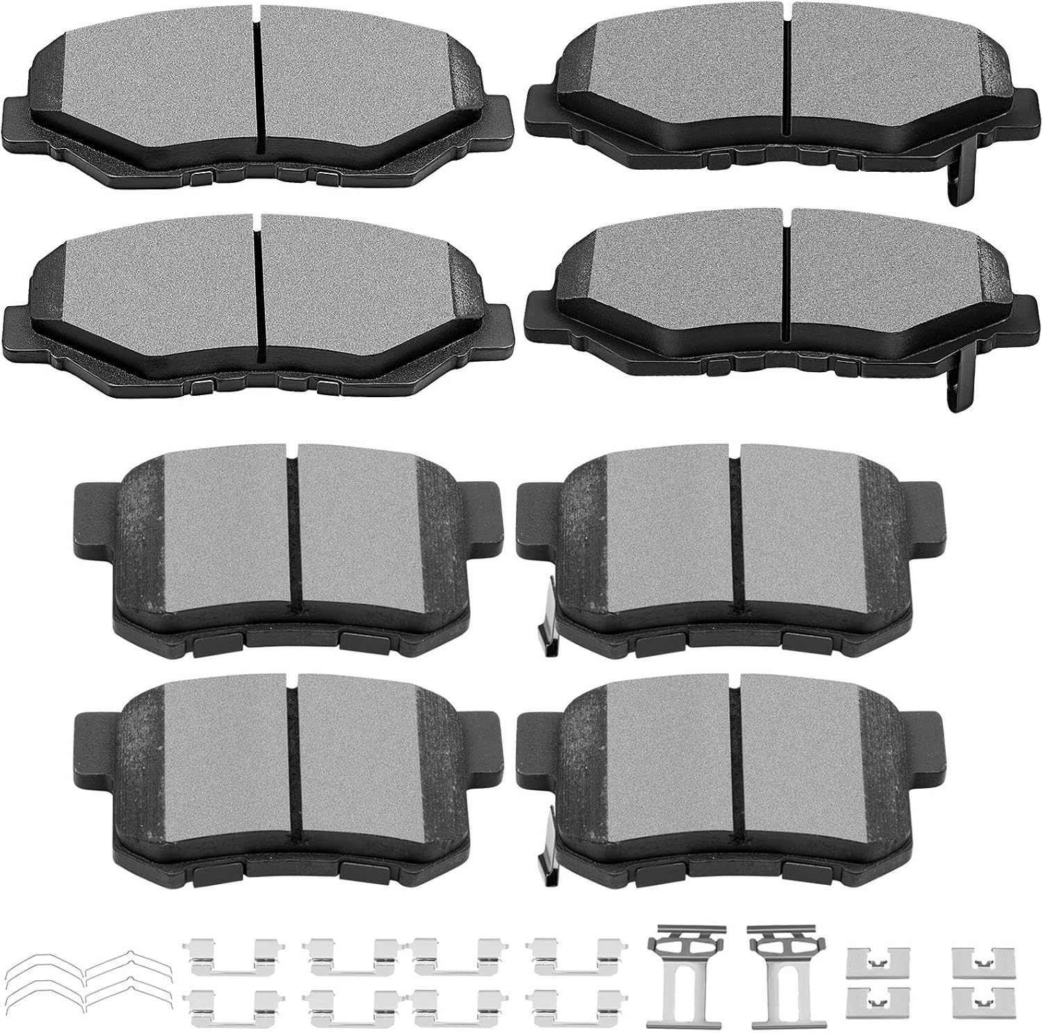 SCITOO D914 D536 Front Rear Ceramic Brake Pads Sets Fit For Honda CR-V 2002-2004,For Honda Element 2003-2011