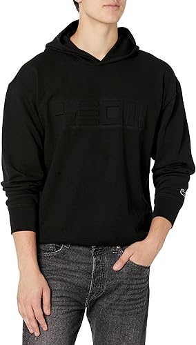 Lacoste Sudadera con capucha de cocodrilo de ajuste holgado para hombre