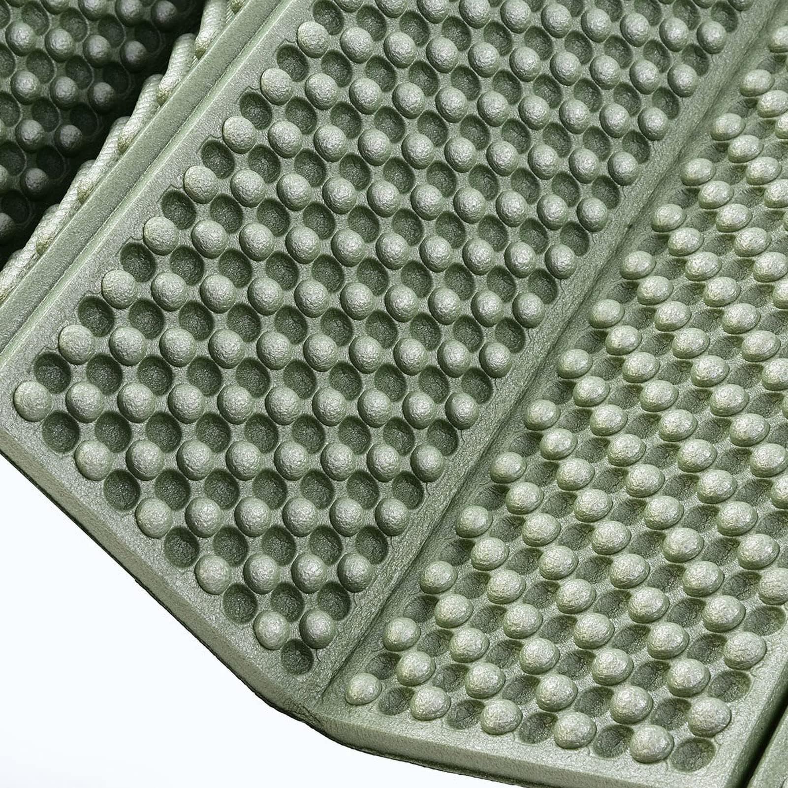 Matelas de Camping Pliable en Mousse IXPE avec Revêtement Aluminium Tapis de Sol Isolant Thermique 185x55x2cm pour Randonnée Trekking et Bivouac Ultra-léger et Imperméable