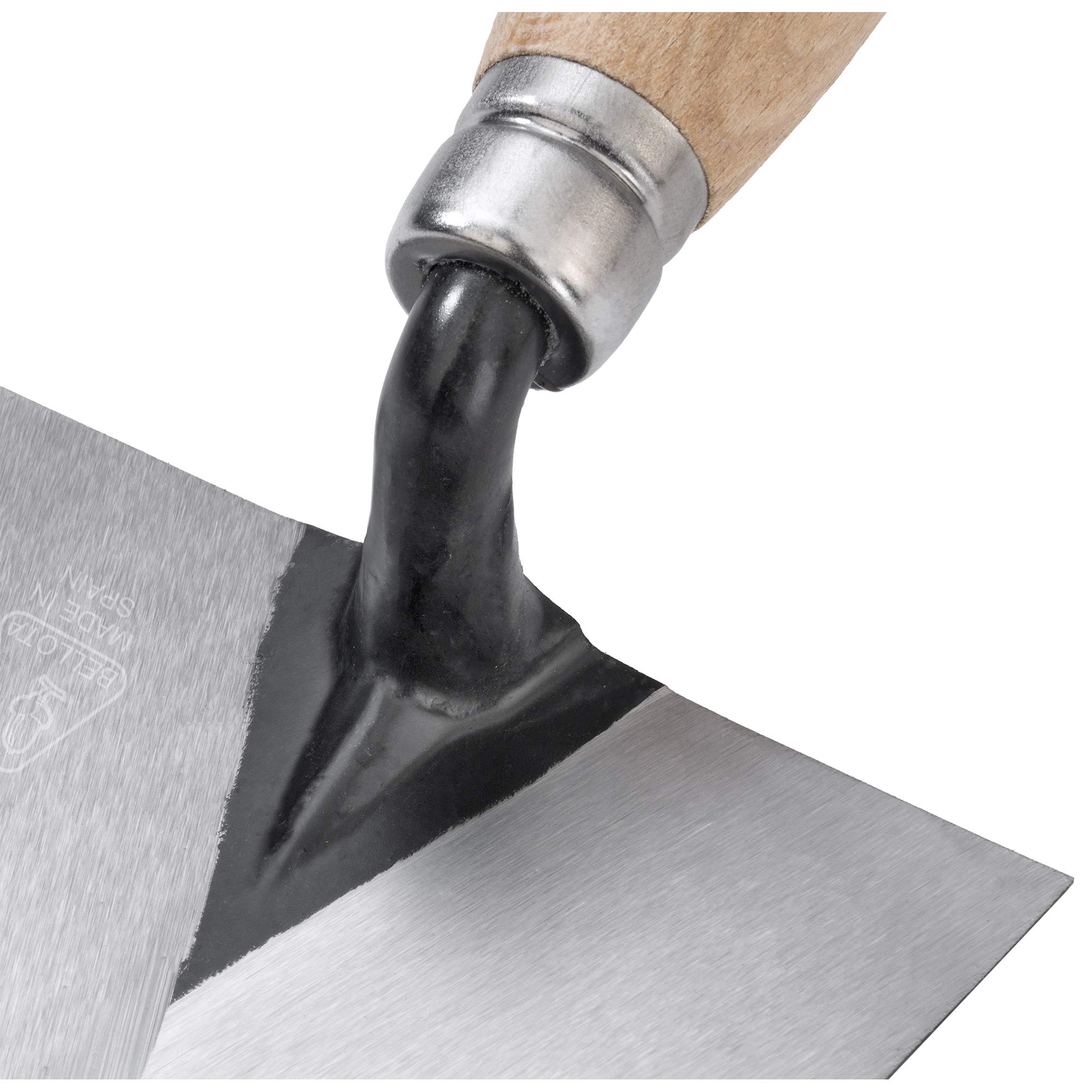 Bellota - Truelle forgée portugaise manche en hêtre à double virole 215x110mm