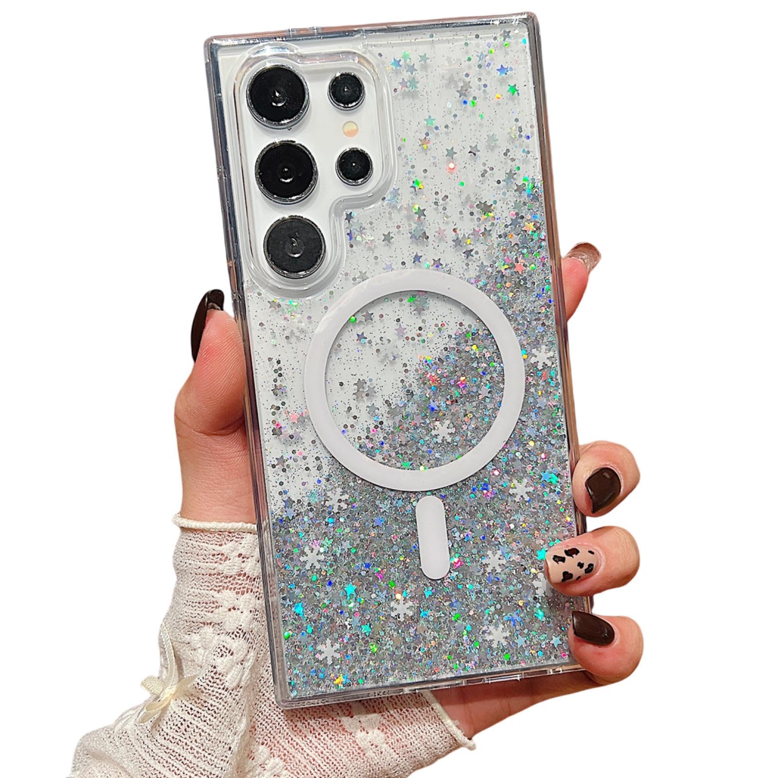 Coque pare-chocs Galaxy S23 Ultra fleurs protège des rayures - 8