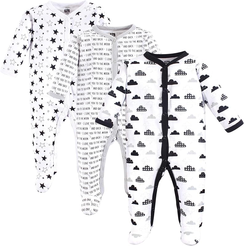 Hudson Baby Cotton Union Suit, 2 Pack Pants