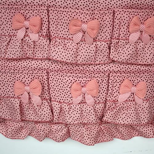 Miniatura 4 de [Forma de estrella] Rosa para colgar en la pared/cestas de pared/organizadores de pared/cesta colgante/cestas (18 x 19)