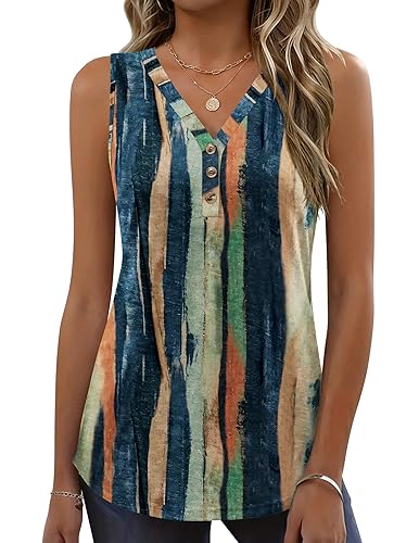 Zeagoo Tank Tops for Women 2026 Summer Top Henley Shirts