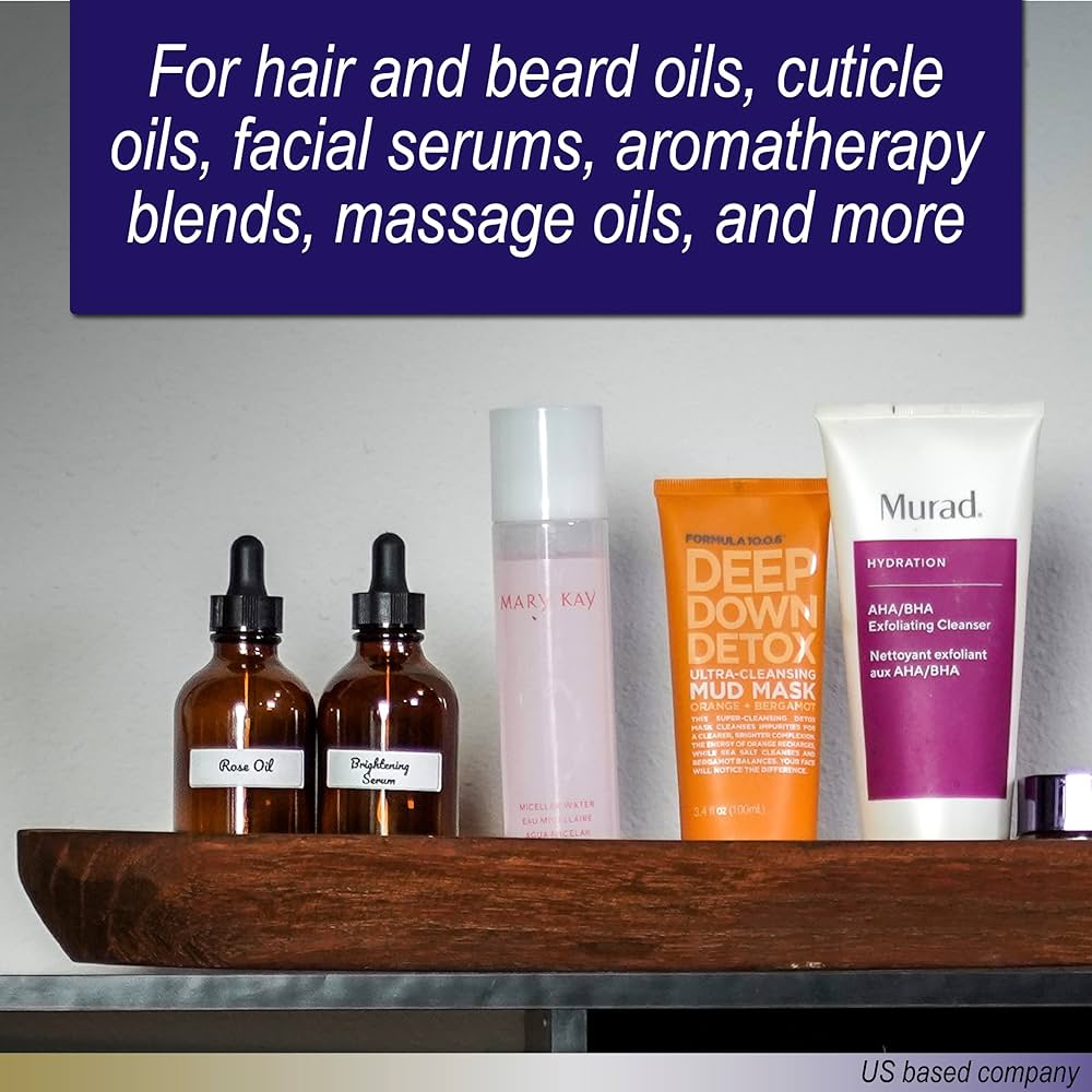 Amazon.co.jp: Mondo メディカルアンバーガラススポイトボトル 4