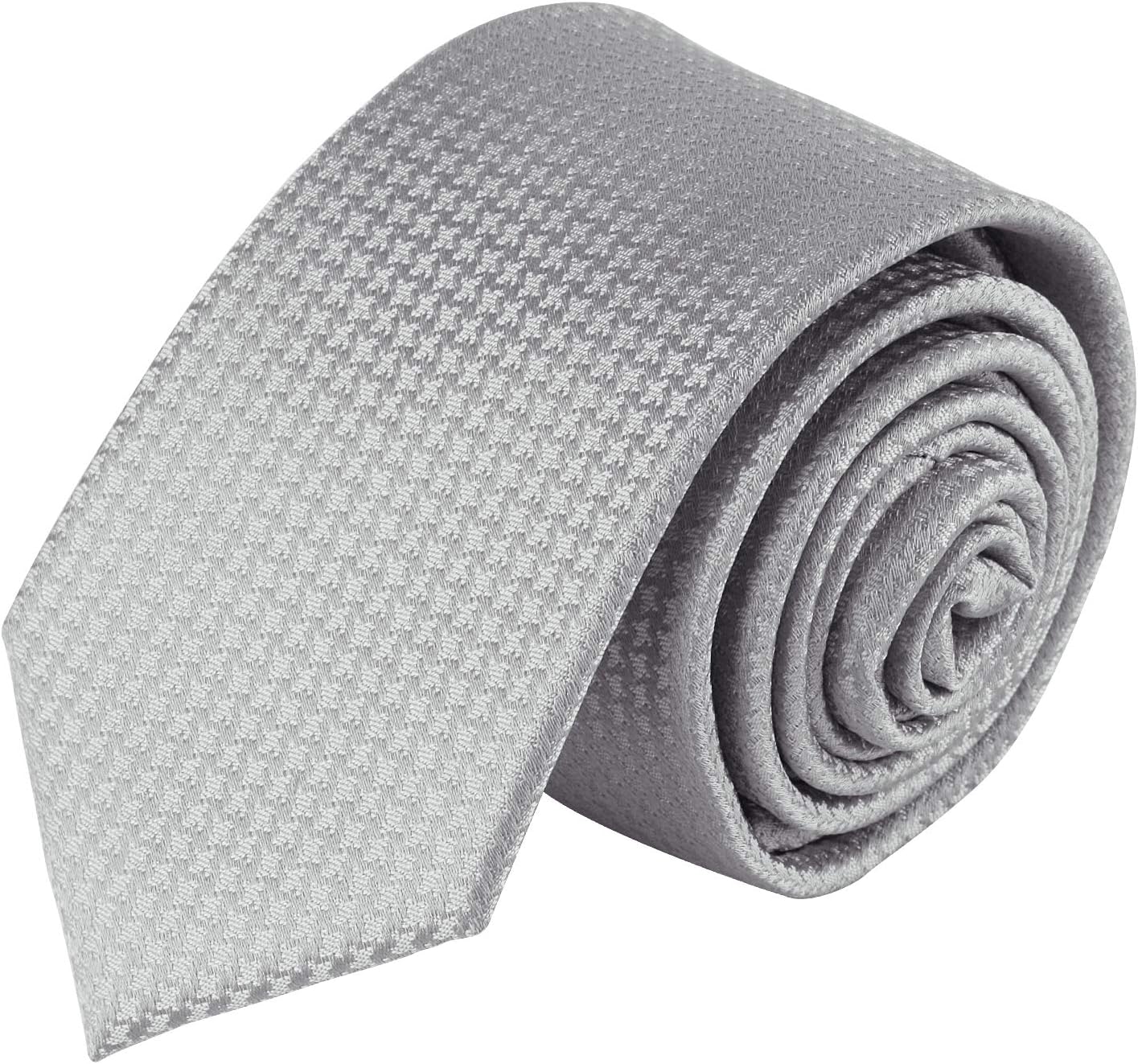 Jacob Alexander Boys Tone on Tone Houndstooth Neck Tie