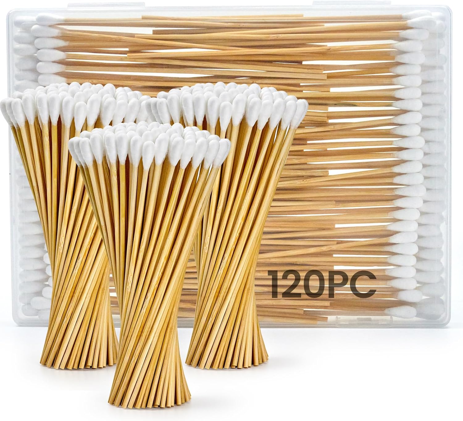 600pcs Professional Dog Ear Swabs, Specially Designed for Dogs (Large)