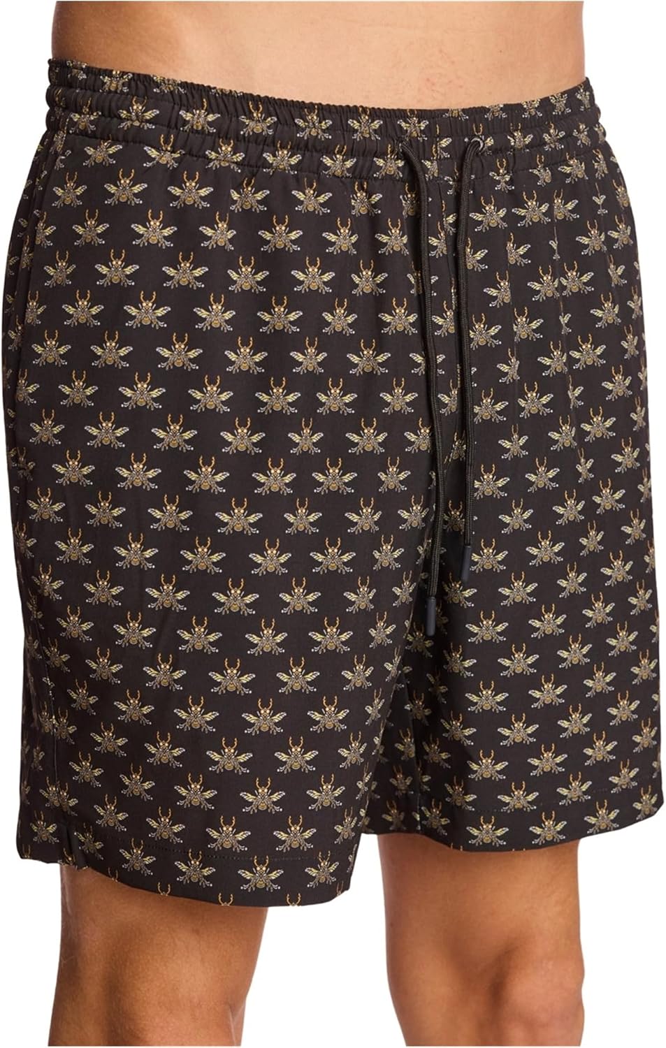 Paisley & Gray Mens Gilligan Printed Drawstring 6'' Swim Bottom Trunks, Multicoloured, Small