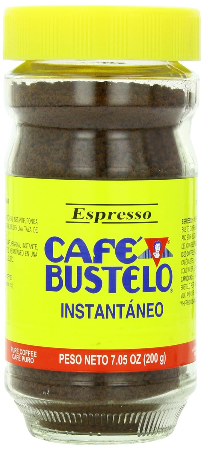 Café Bustelo Coffee, Espresso Style Instant Coffee, 7.05 Ounces, 12 Count