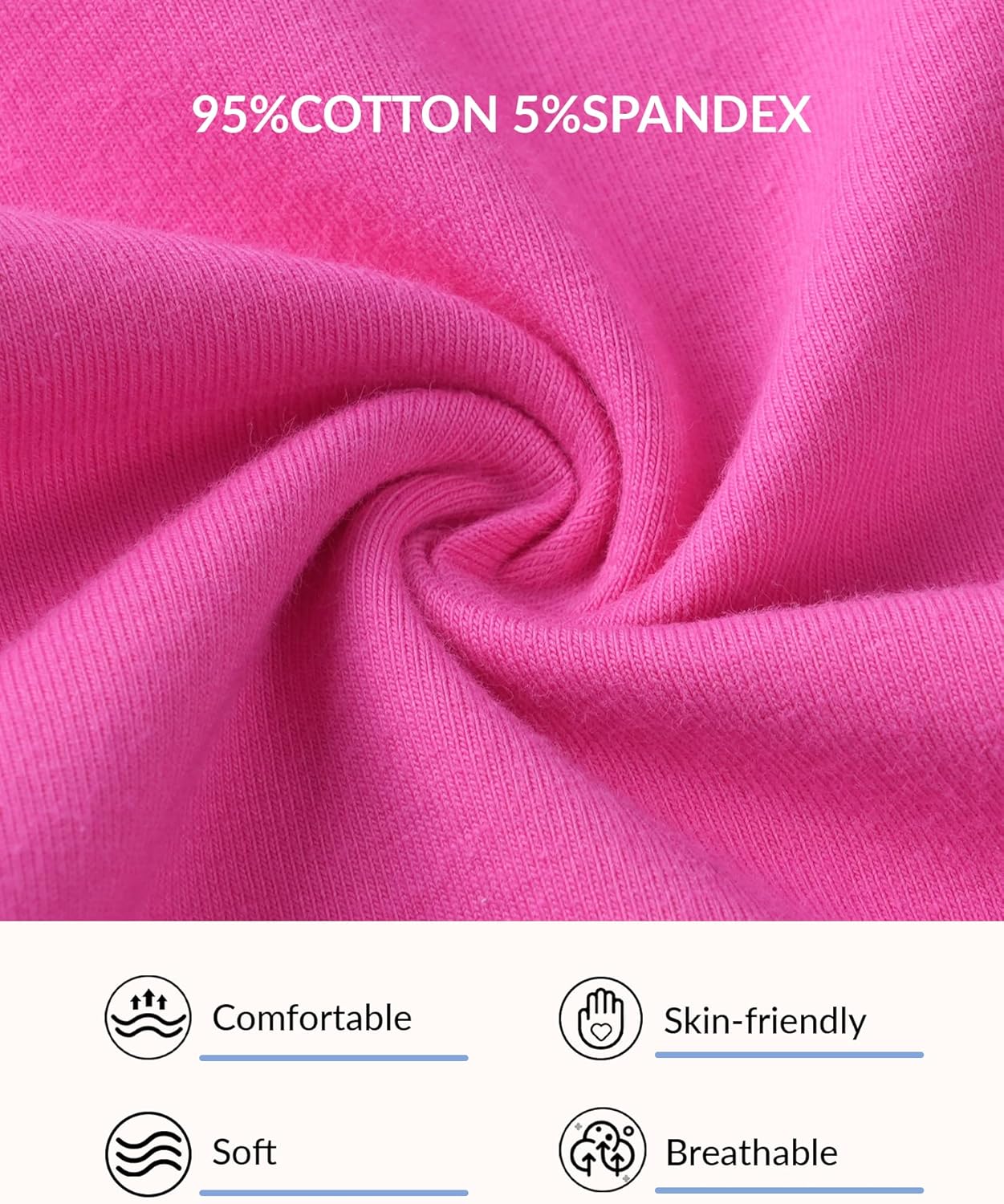 Witwot Toddler Girl Flare Pants Baby Girls Cotton Leggings Bell Bottoms Clothes Size 18M-5T - Image 6