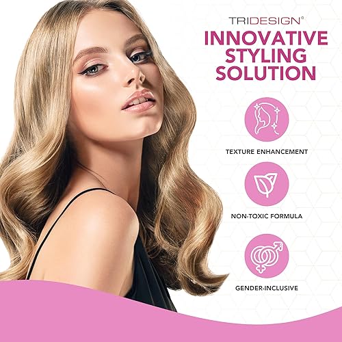 Miniatura 54 de TRIDESIGN Aerogel - Spray de acabado de cabello de fijación fuerte para dar volumen y control, peinado flexible para todo tipo de cabello,