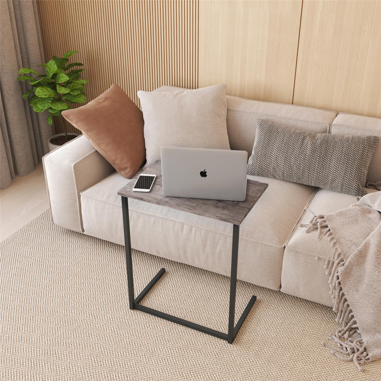 Amazon｜テーブル サイドテーブル 幅55×奥行35×高さ65cm ナイト