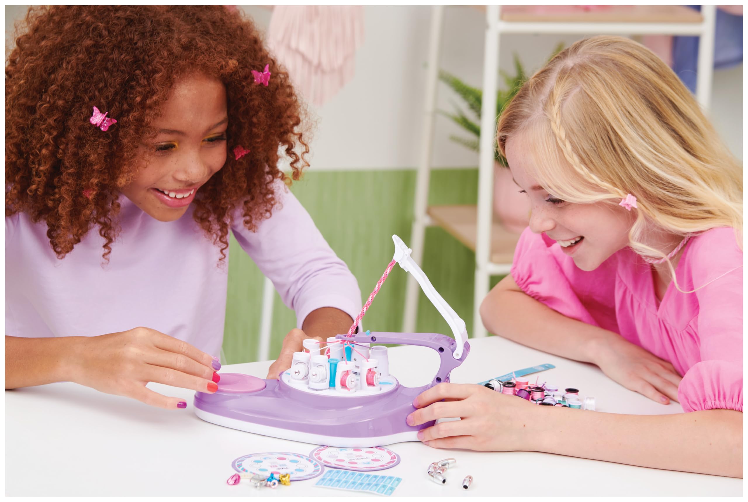 COOL MAKER - KUMIKREATOR 3 EN 1 - Kit de Manualidades niñas para crear Collares y Pulseras de la Amistad - 6064945 - Juguetes Niñas 8 Años +