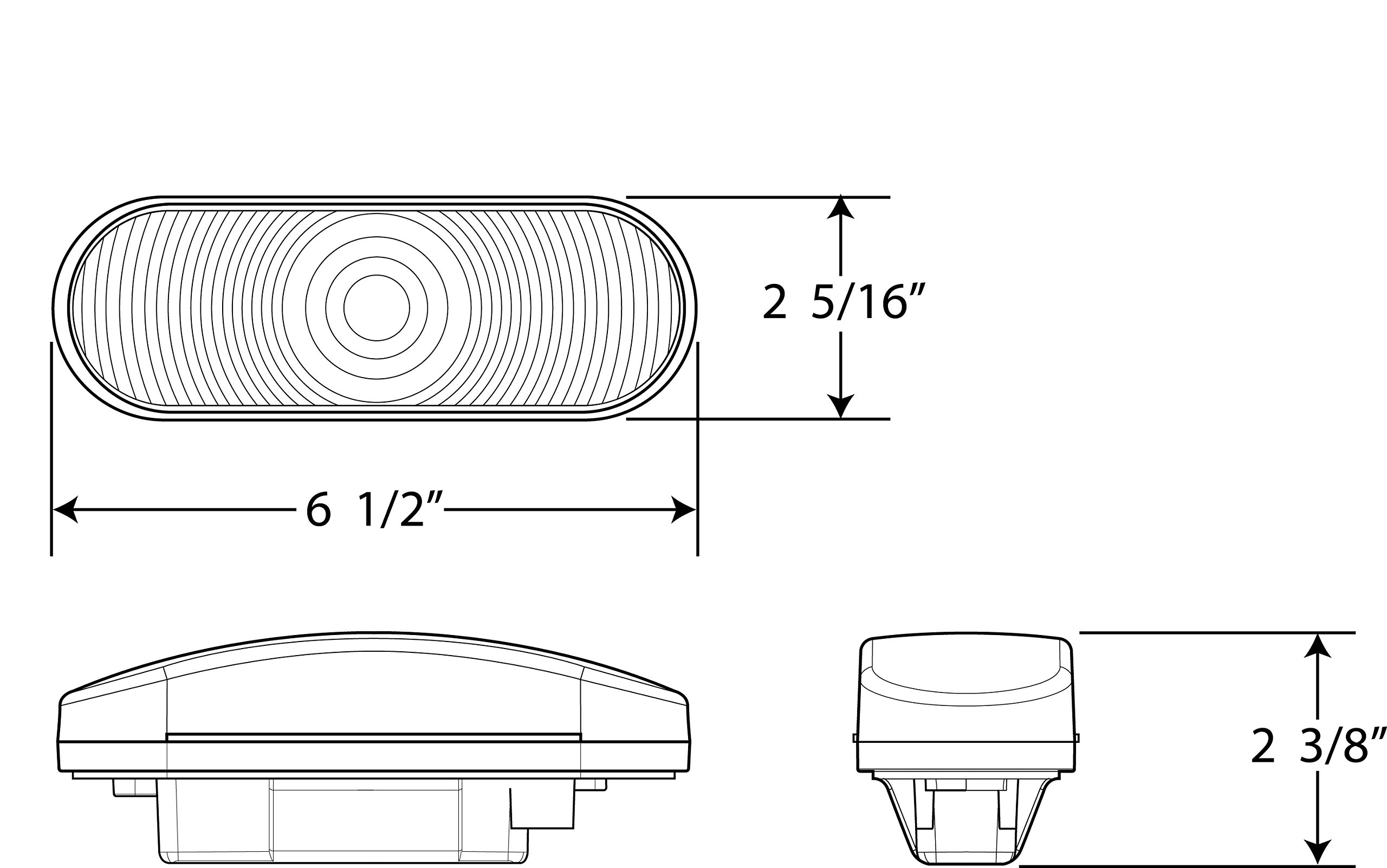 Optronics (ST70ABP) Parking/Turn Signal Light