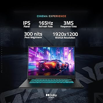 GIGABYTE - Gaming A16 Gaming Laptop - 165Hz 1920x1200 WUXGA - NVIDIA GeForce RTX 5060 - AMD Ryzen 7 260-1TB SSD with 16GB DDR5 RAM - Windows 11 Home AD Gaming A16 3VHK3US894SH