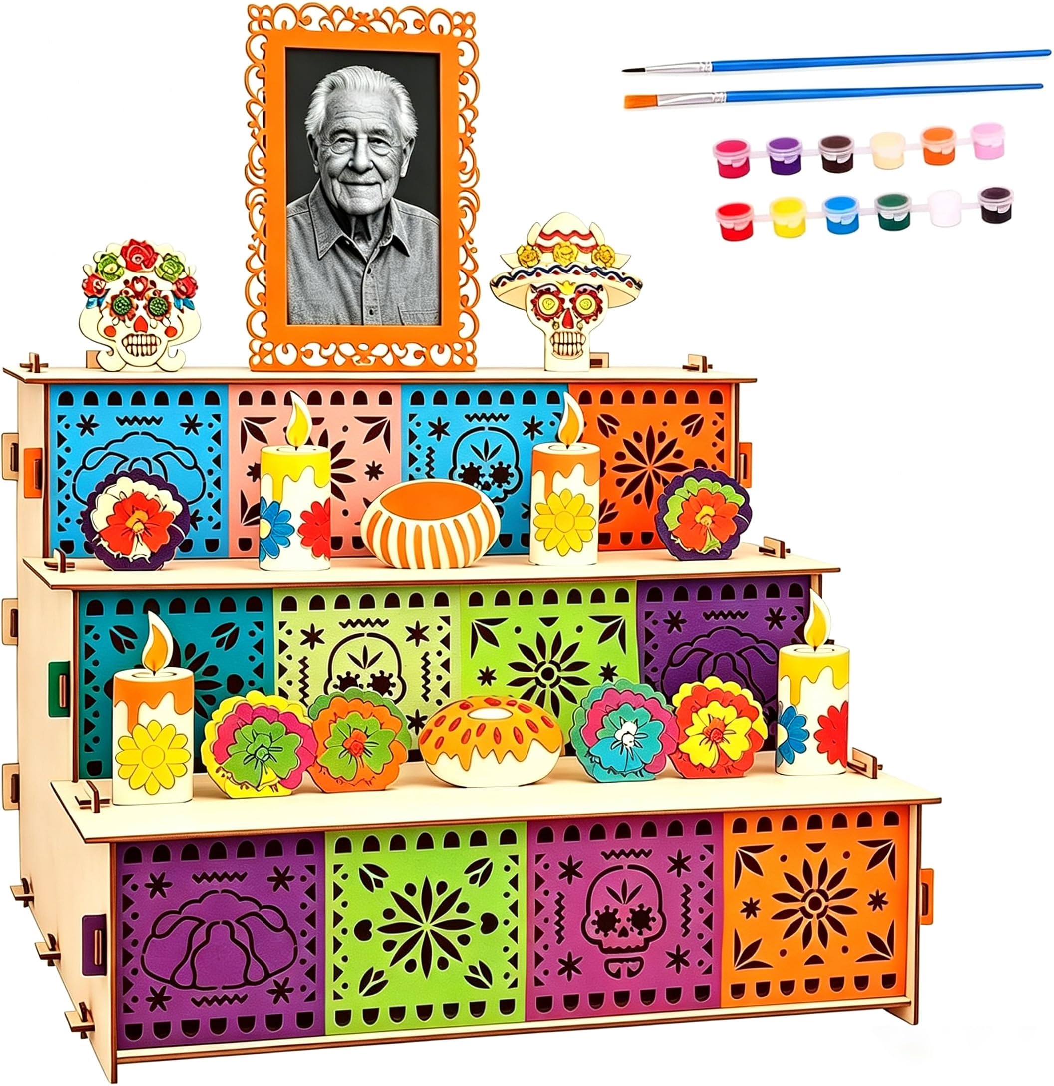 Ofrenda Box - Dia de los Muertos Kit di decorazione per altare