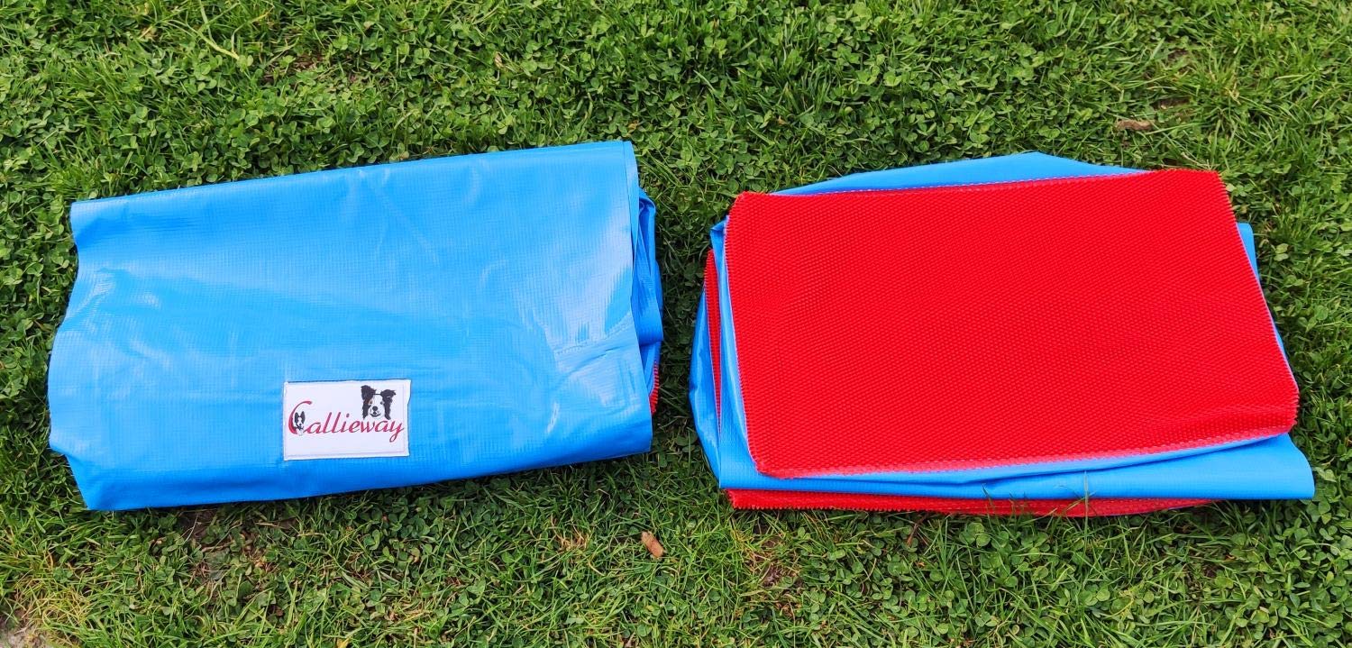 Callieway Agility tunnel ondersteunende zandzakken/zadeltassen basic ( TWINPACK) voor 60cm (tunnel is niet inbegrepen) (geel