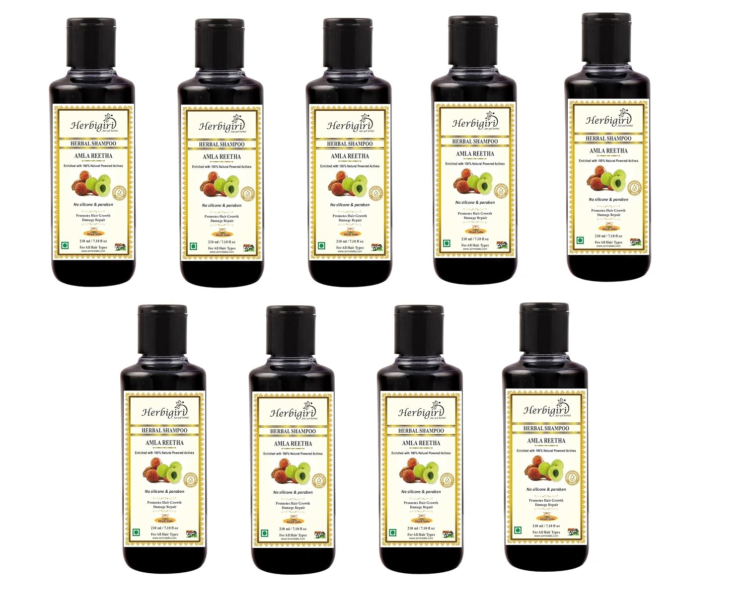 Herbigiri Herbal Amla and Reetha Shampoo (1890 ml) - Review, Price and Buying Guide