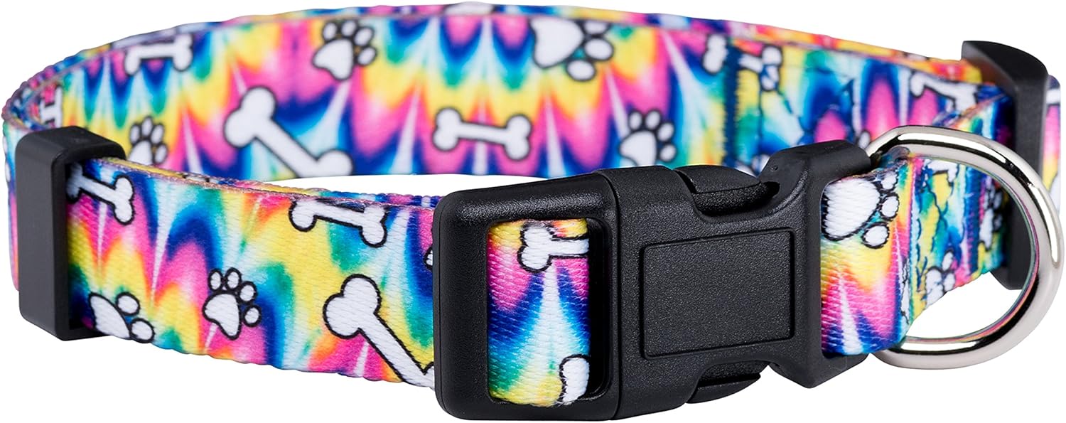 tie dye dog collars