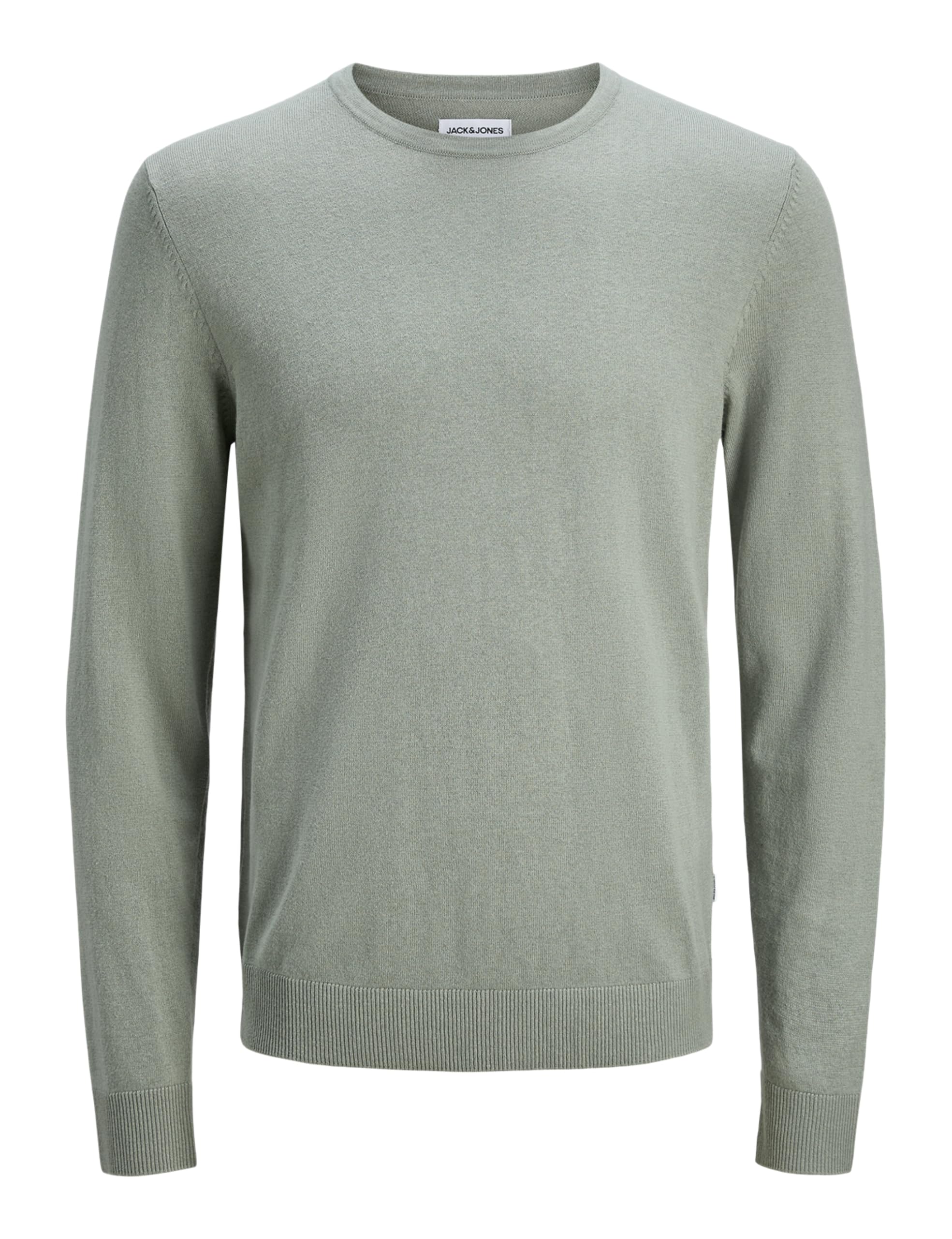 Jack & Jones Men's Iceberg Green Jjeemil Knit Crew Neck Noos Knitted Jumper, M