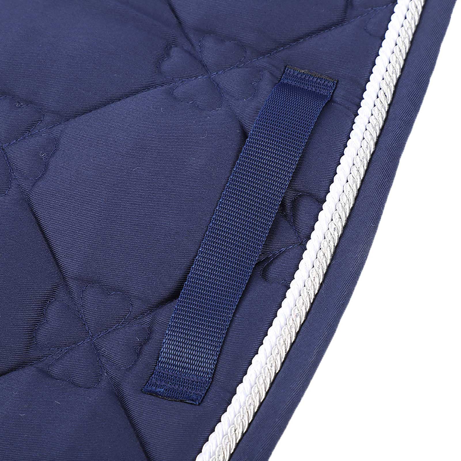 Sottosella per Cavallo in Cotone, Morbido e Traspirante con Doppia Maniglia in Corda per Sport Equini, Design Leggero, 99x68 Cm, 1 unità