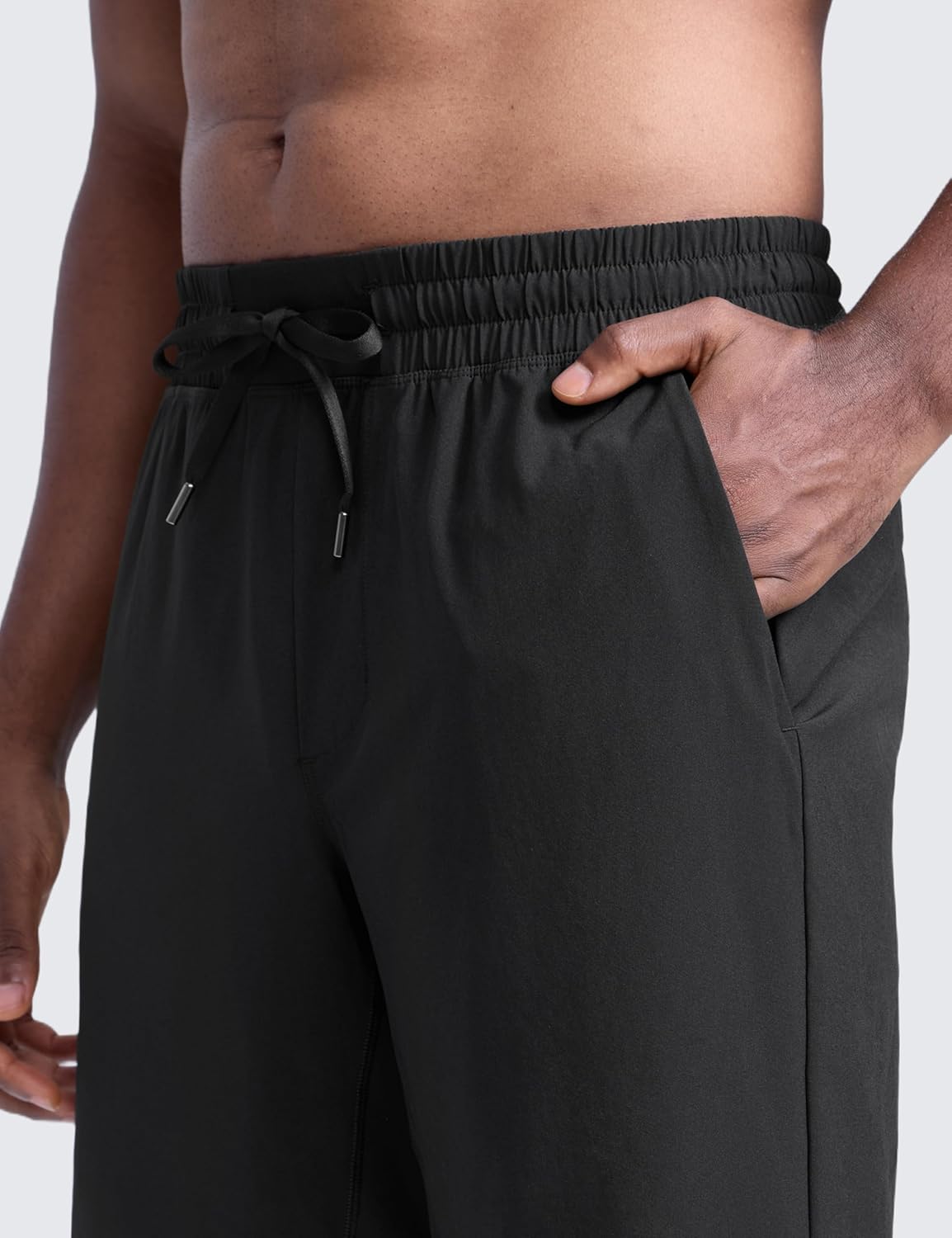 CRZ YOGA Men's Linerless Workout Shorts 9'' - Quick Dry for Running Sports Athletic Gym with Pockets - Image 6