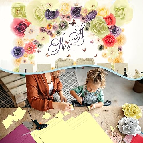Miniatura 7 de 24 hojas de cartulina amarilla de 8.5 x 11 pulgadas, papel de impresora Goefun de 80 libras para invitaciones, menús, bodas, tarjetas de bricolaje