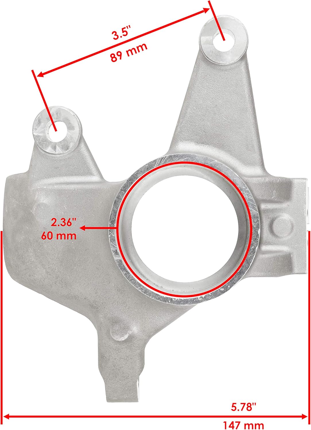 Caltric Front Wheel Axle Knuckle kit Compatible with Can-Am Renegade 1000 1000R 2013-2023 / Renegade 850 EFI 2016-2022 / Outlander 500 650 800R 850 2013-2024 Left and Right