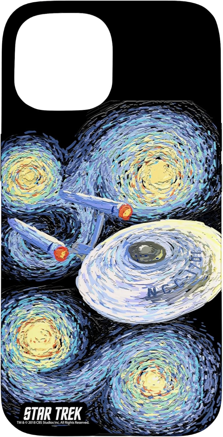 Star Trek: The Original Series Enterprise Starry Night Case for iPhone 14