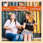 Koala Heavyweight Thick Glossy Photo Paper Single Sided 8.5x11 Inches 69LB 260GSM for Inkjet Printer and Dye Ink for Greeting Card Cake Toppers