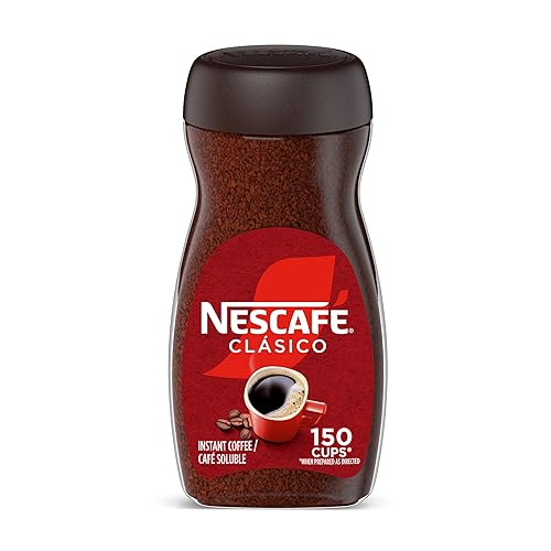 Miniatura 7 de NESCAFE CLASICO café instantáneo tostado oscuro 12 cajas 84 paquetes