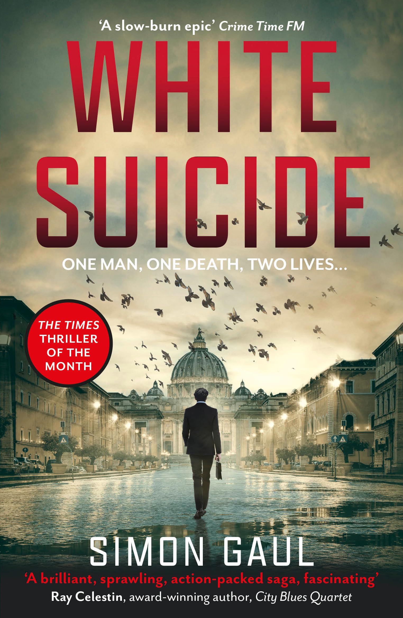 Simon Gaul Unisex Multicolor White Suicide : One Man, One Death, Two Lives Paperback Book