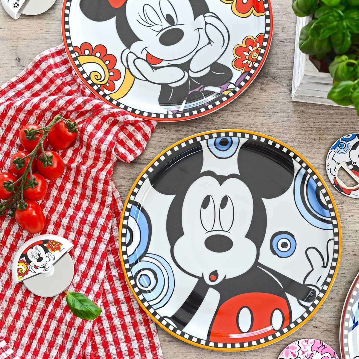 Egan Piatto Pizza Mickey Mouse Disney D.31