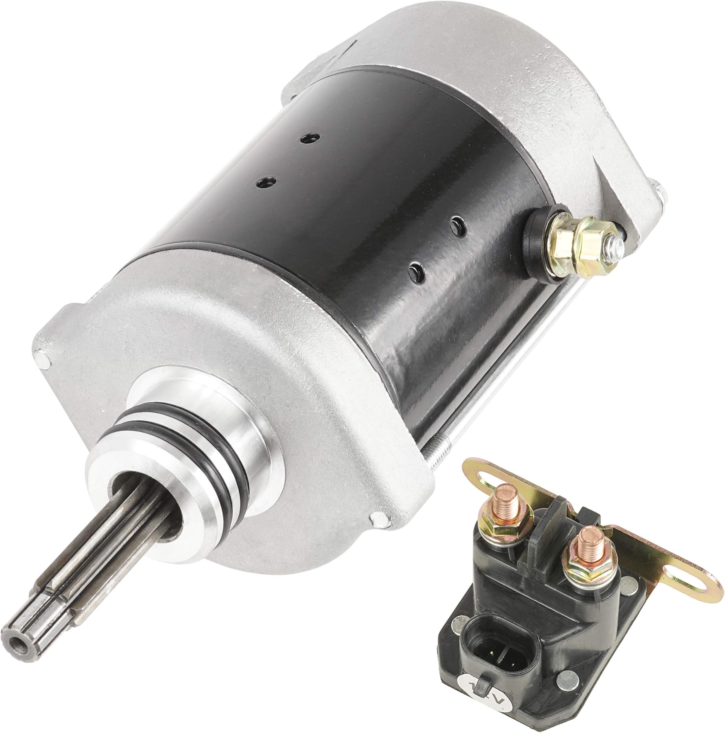 Starter &amp; Relay Solenoid For Polaris Scrambler 500 1997 1998 1999 2000 2001 2002
