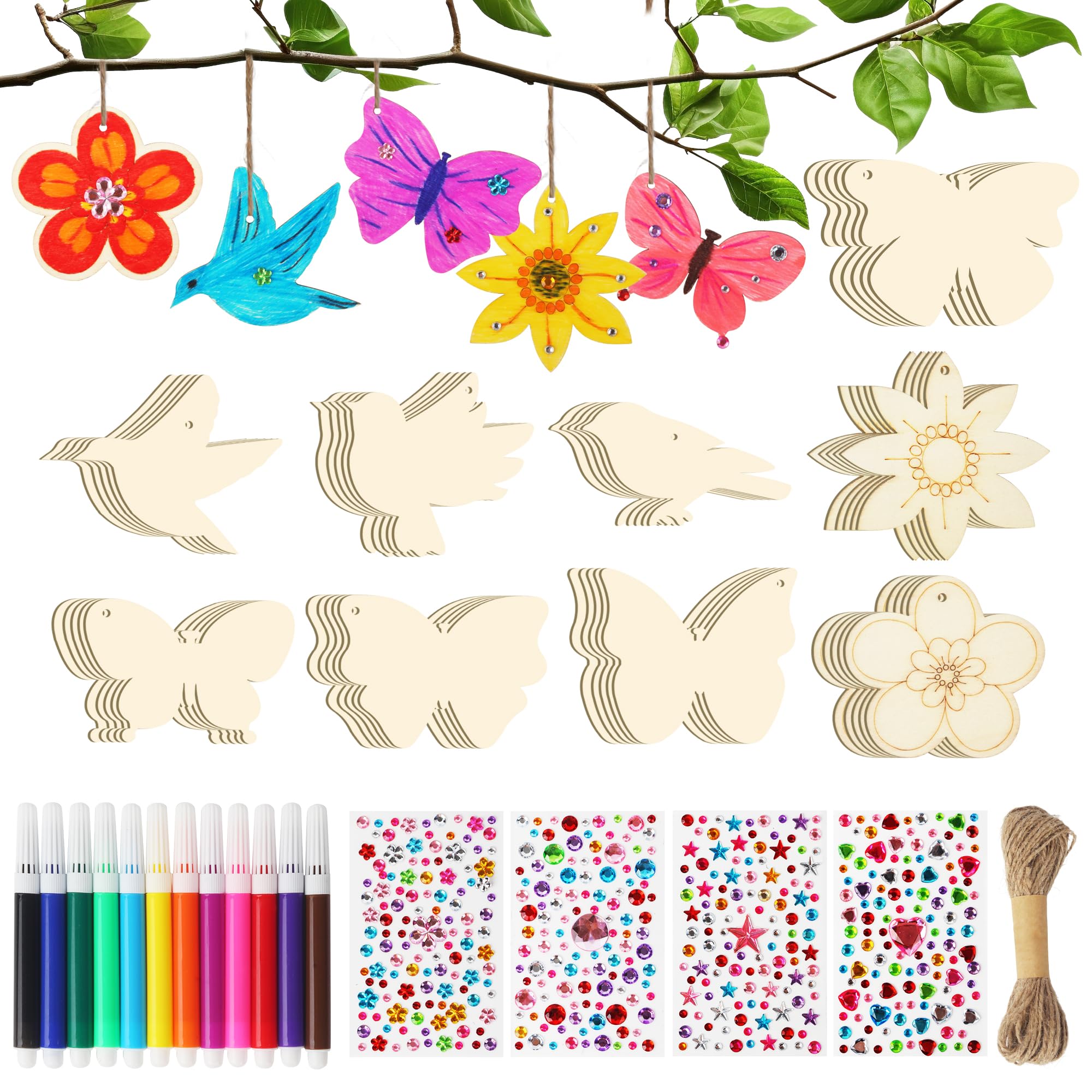 ACOMTUO 62 Pcs DIY Loisirs Créatifs Pour Enfants, Kit De