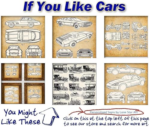 Miniatura 8 de Porsche 914 - Póster antiguo para automóvil y cueva de hombre, dibujo de patente de coche deportivo, decoración de pared de garaje, gran regalo para