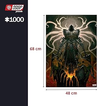 Amazon.com: Diablo IV Inarius Gaming Jigsaw Puzzle, 1000 Piece