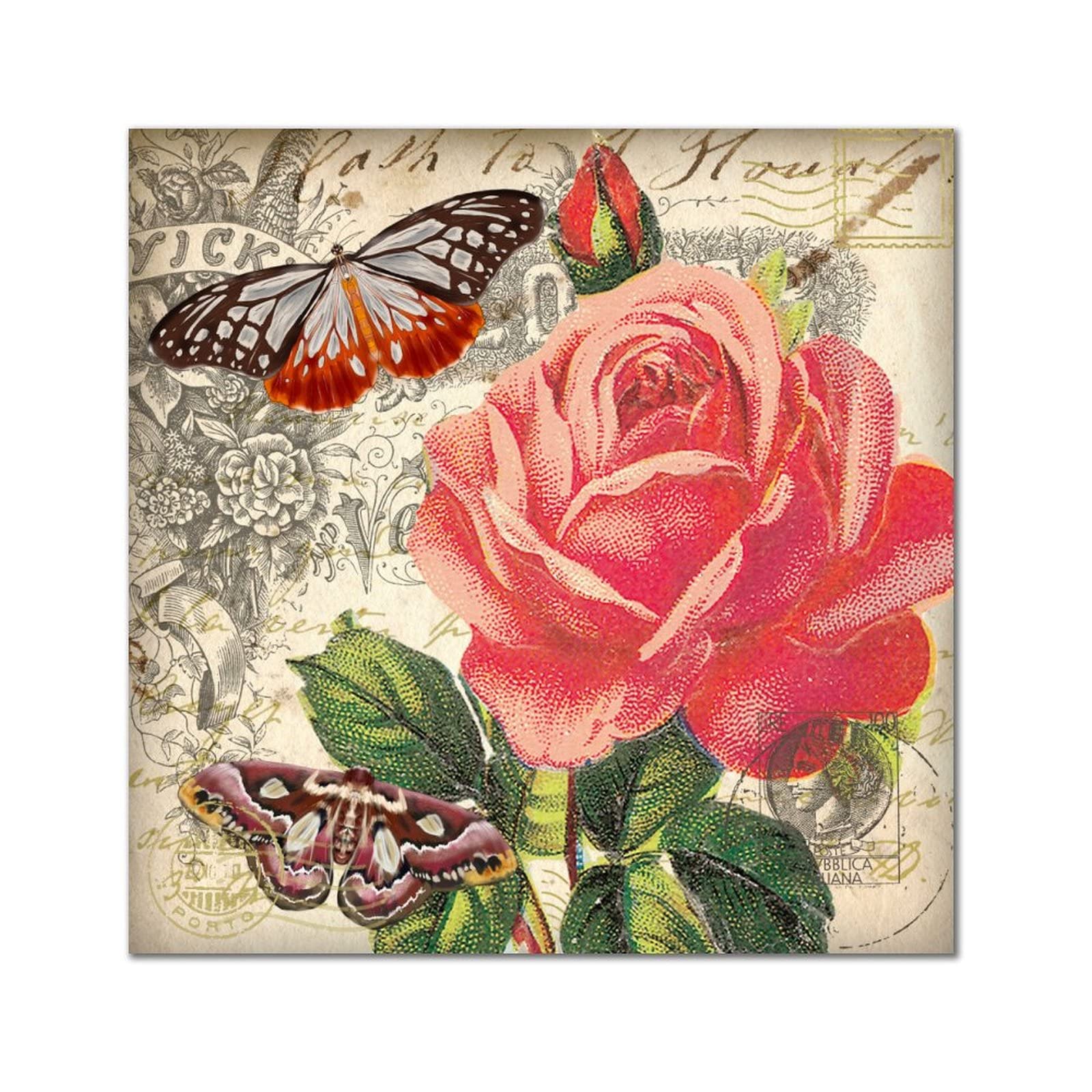 Plaque en bois papillon : le cadeau de pendaison de cremaillere