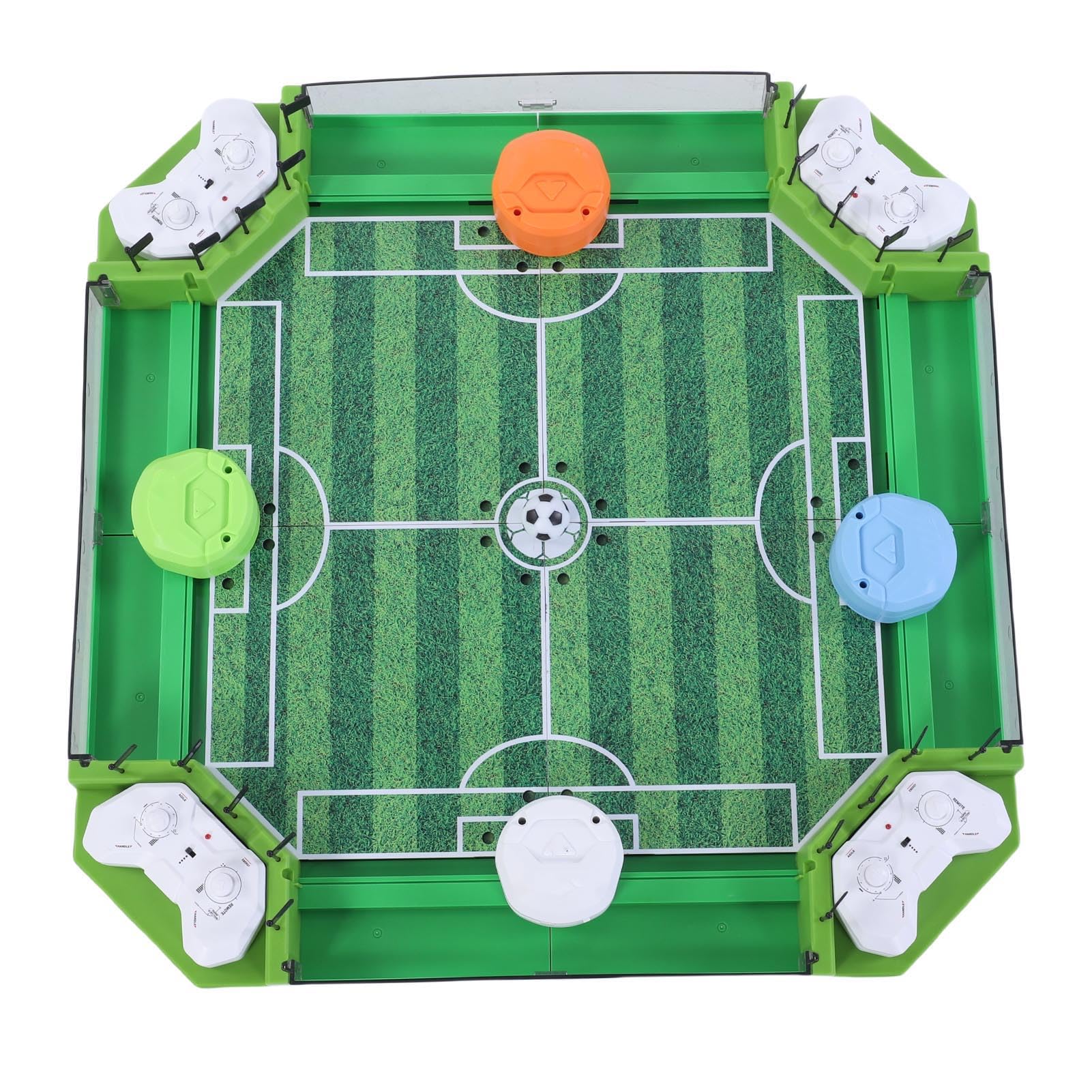 Chrees Fußball-Brettspiel, Ferngesteuertes Tischfußballspiel, Desktop-Fußball-Brettspiel mit 2 AA-Batterien für eine Einzelne Fernbedienung, für Spielzimmer, Heimparty