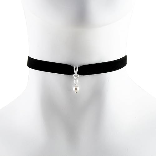 White velvet choker Clearance