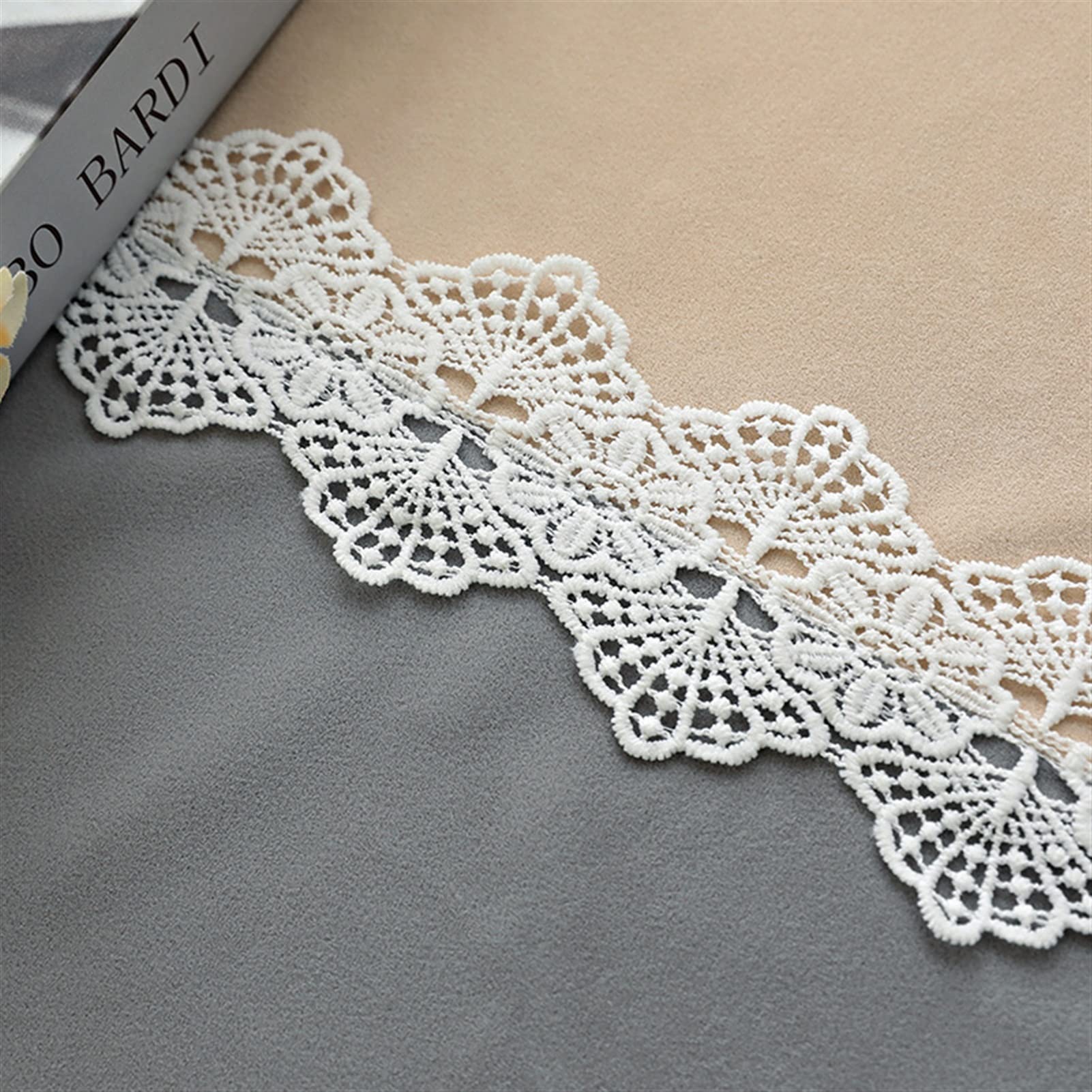 Rideaux et Draperies Nouveau léger luxe en dentelle française coutures en velours et rideaux de panne de courant for chambre et salon Rideau Occultant ( Color : Tulle , Size : W200cmxH250cm 1PC )