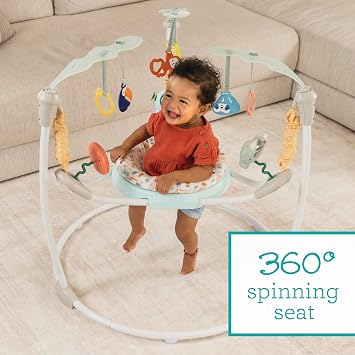 Infantino Bounce & Bop Play Entertainer, Sunnytail Savanna, 360 Seat