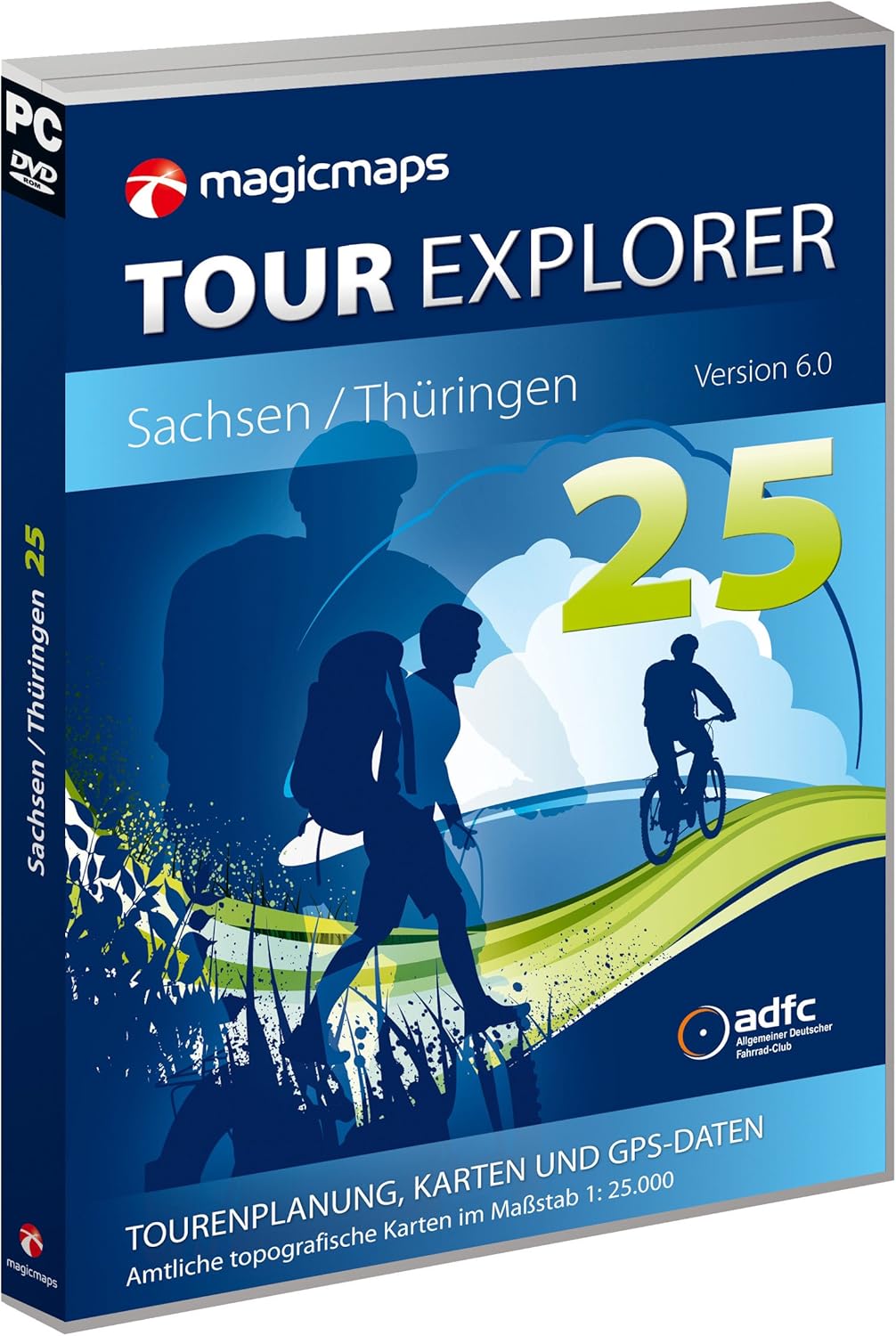 MagicMaps Route Planning Software DVD Tour Explorer 25 Th V6.0 Thuringia, FA003560029