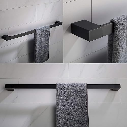 Miniatura 3 de Kraus KEA-19937MB Stelios - Toallero de baño de 24 pulgadas, color negro mate