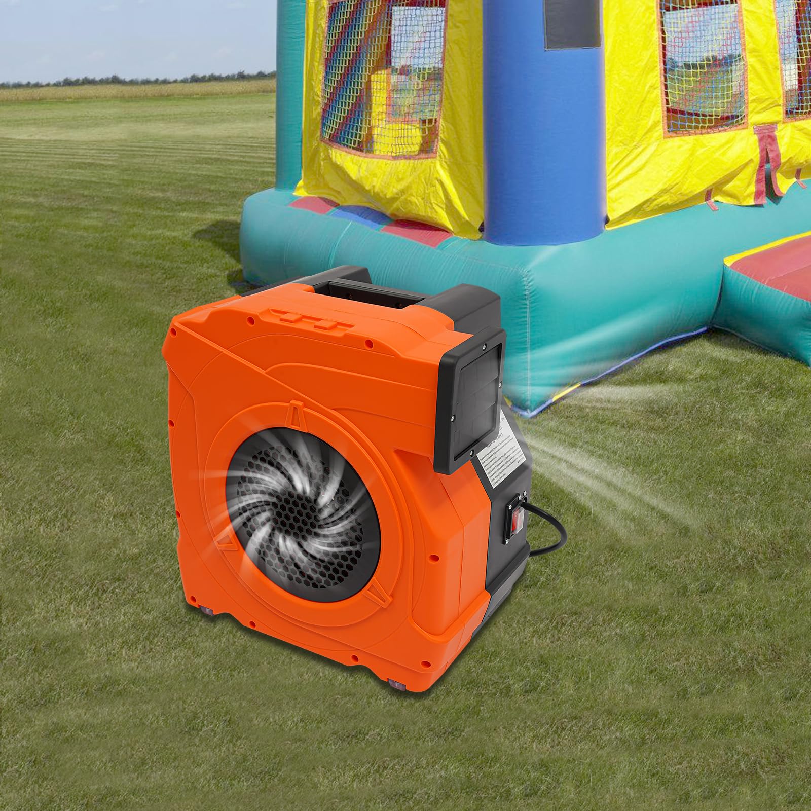 Inflatable Bounce House Blower, 3 horsepower/2150W Commercial Air Blower, Suitable for Large Water Slides,Inflatable Paint Booth,Castle and Jump Slides
