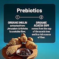 Vista 8 de NatureWise Probióticos 70 mil millones de UFC, 17 cepas + prebióticos orgánicos, apoyo para la salud inmunológica, digestiva e intestinal