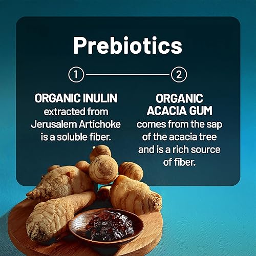 Miniatura 8 de NatureWise Probióticos 70 mil millones de UFC, 17 cepas + prebióticos orgánicos, apoyo para la salud inmunológica, digestiva e intestinal para