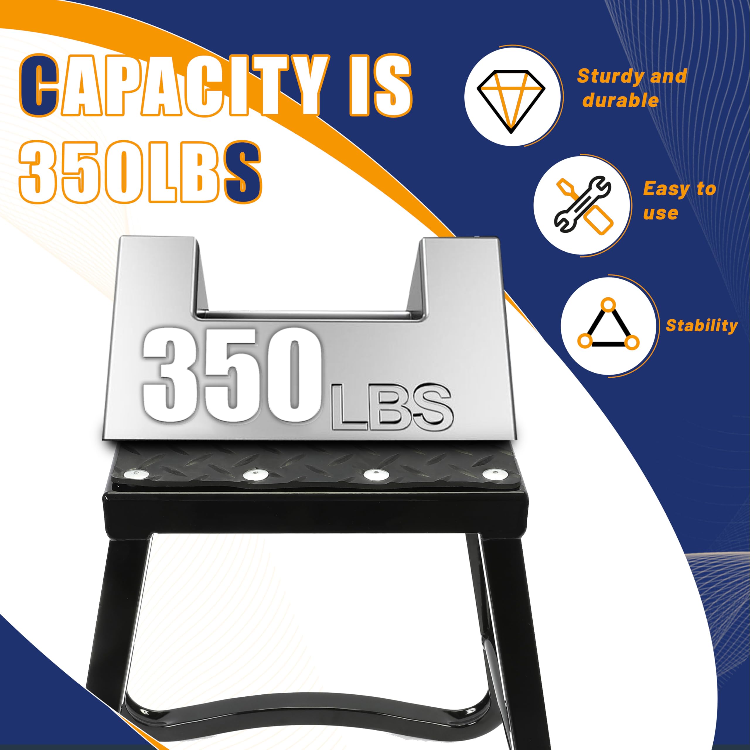 Motorcycle Stands KUAFU Universal Dirt Bike Stand 350lb Capacity