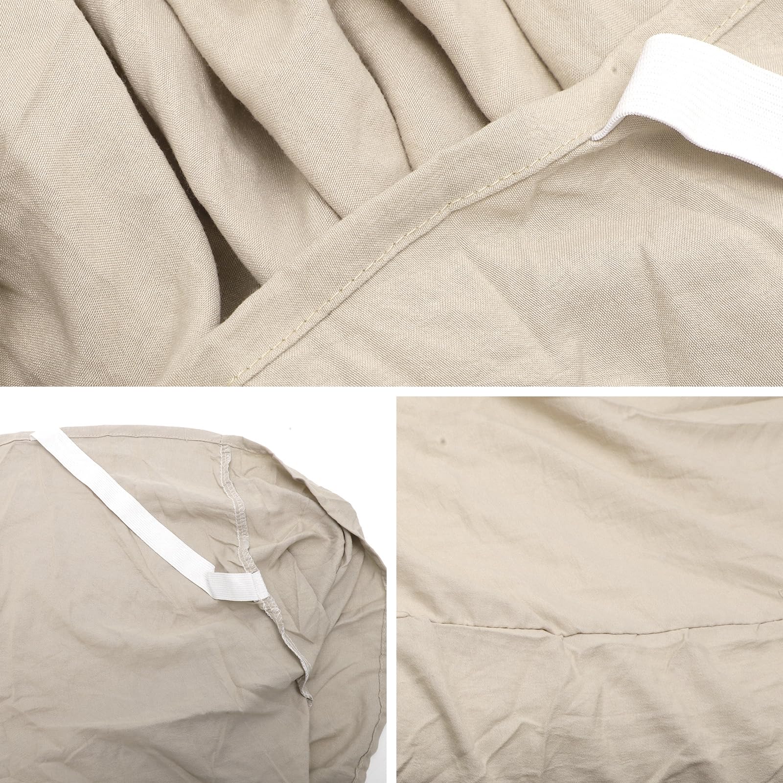 Gonna Coprimaterasso Gohytal 140x200 Cm - Elasticizzata, Con Volant, Resistente Alla Polvere